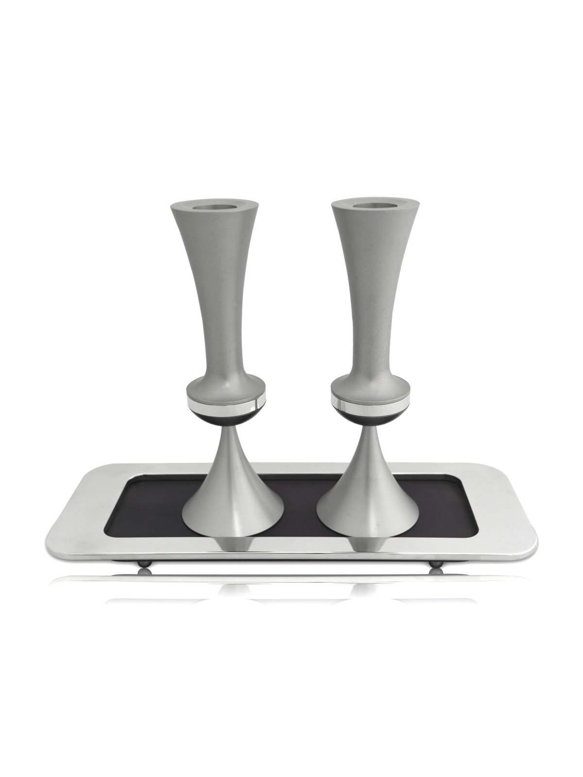 Colorful Aluminum Candlesticks with Matching Tray , Jewish Wedding Gif