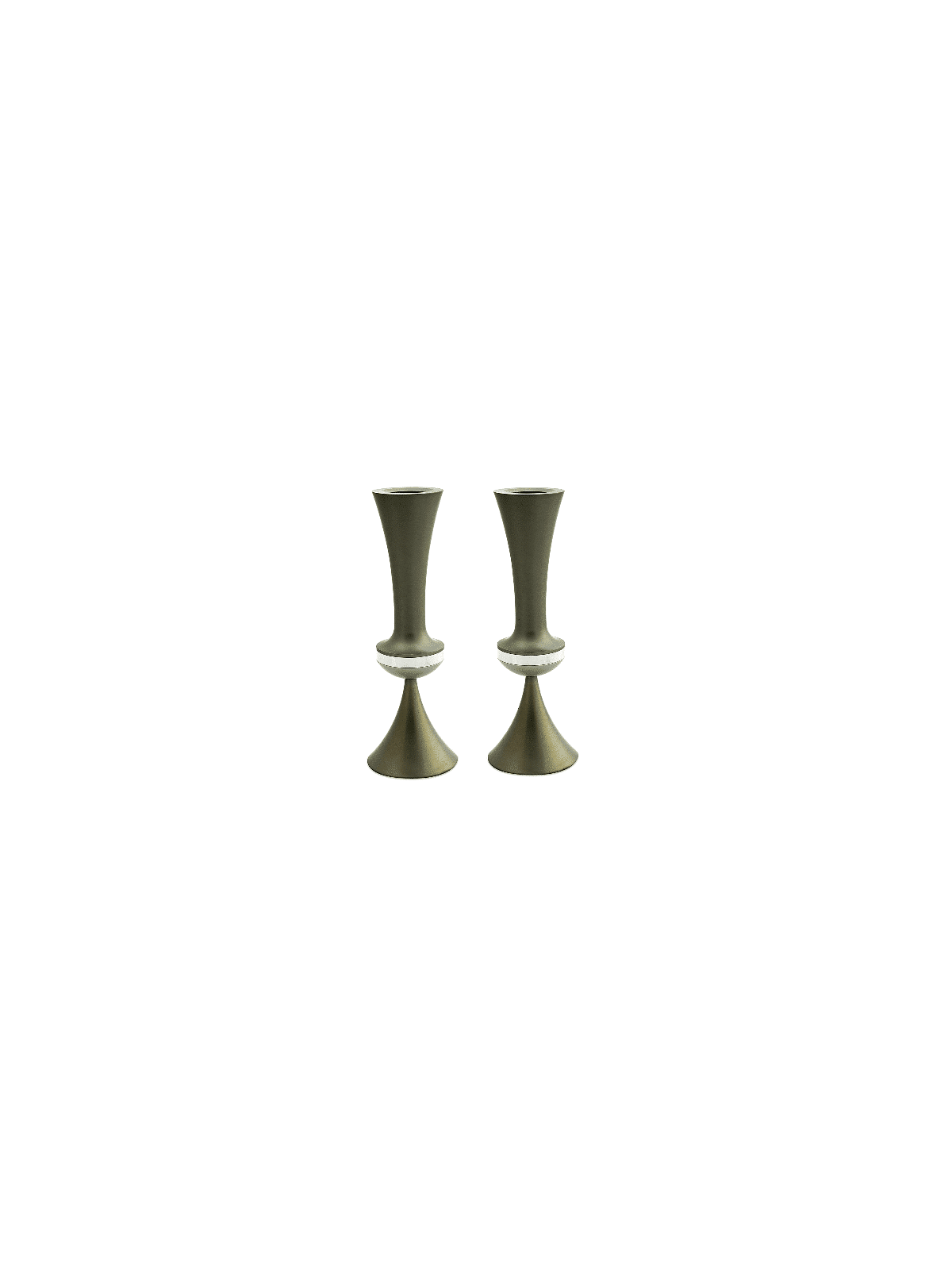 Colorful Aluminum Candlesticks with Matching Tray , Jewish Wedding Gif