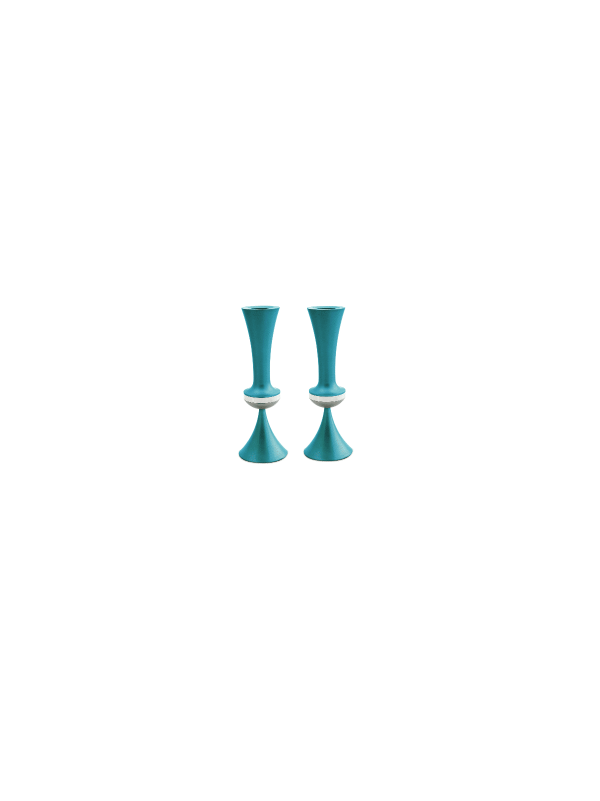 Colorful Aluminum Candlesticks with Matching Tray , Jewish Wedding Gif