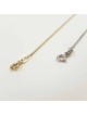 Chaîne fine classique élégante en or 14 carats, cadeaux de mariage juif, J israélien