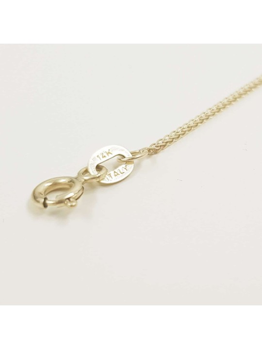 Chaîne fine classique élégante en or 14 carats, cadeaux de mariage juif, J israélien