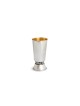 Smooth Sterling Silver Jerusalem Kiddush Cup , Modern Kiddush Cups , I