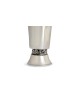Smooth Sterling Silver Jerusalem Kiddush Cup , Modern Kiddush Cups , I