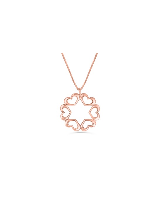 Collier coeur en or 14 carats avec une étoile de David, cadeaux de mariage juif,