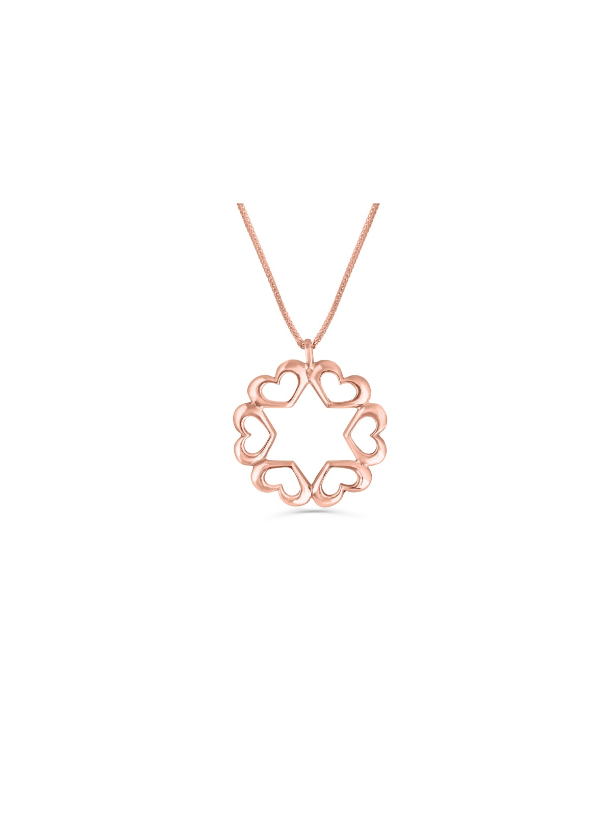 Collier coeur en or 14 carats avec une étoile de David, cadeaux de mariage juif,