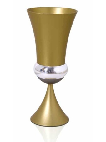 Ensemble de gobelets Havdalah en aluminium moderne évasé, ensembles de Havdalah modernes, est