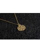 Pomegranate Filigree 14K Yellow Gold Necklace , Jewish Wedding Gifts ,