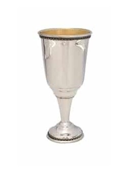 Coupe de Kiddouch en filigrane classique avec une jambe, cadeaux de Pâque, Jud israélien