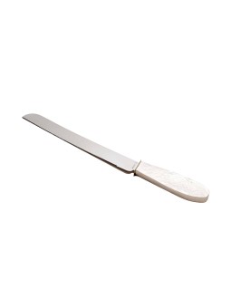 Silver Hammered Finishing Challah Knife , Tu B'Av Gifts , Israeli Juda