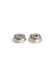 Candlest d'argent sterling de voyage de forme de Jérusalem, argent sterling C