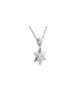 Small White Gold with Diamond Star of David , Tu B'Av Gifts , Israeli