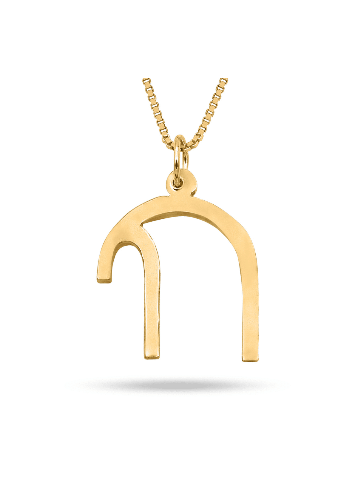 Pendentif Chai connecté en or charmant, cadeaux Tu B'Av, Judaica israélien