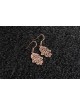 Boucles d’oreilles Hamsa Dangle en filigrane d’or blanc, cadeaux de mariage juifs, Isr