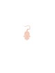 Boucles d’oreilles Hamsa Dangle en filigrane d’or blanc, cadeaux de mariage juifs, Isr