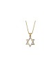 Diamants Or Étoile de David pendentif Superbe , Tu B'Av Cadeaux , Israélien