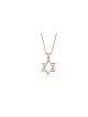Diamants Or Étoile de David pendentif Superbe , Tu B'Av Cadeaux , Israélien