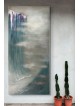 Forme verticale Division bleue et grise de la mer, peintures d'exode