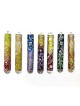 Marvelous Enameled Seven Species Mezuzah Set , Avi Nadav Mezuzah Cases