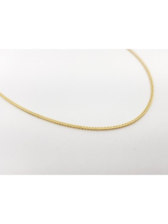 14K Custom Length Wheat Chain Necklace , Jewish Wedding Gifts , Israel