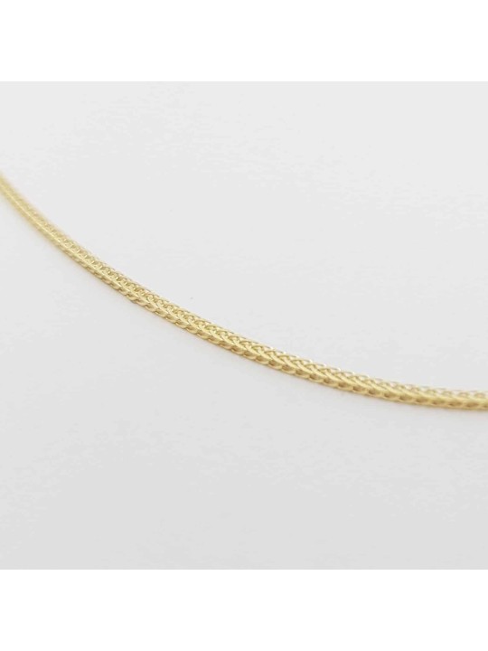 14K Custom Length Wheat Chain Necklace , Jewish Wedding Gifts , Israel