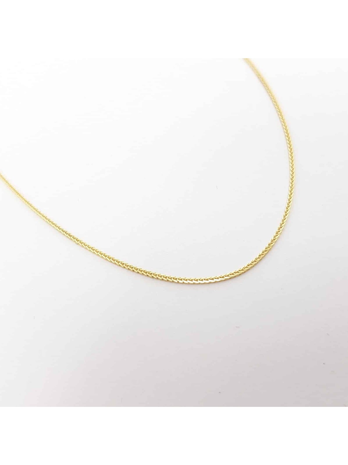 14K Custom Length Wheat Chain Necklace , Jewish Wedding Gifts , Israel