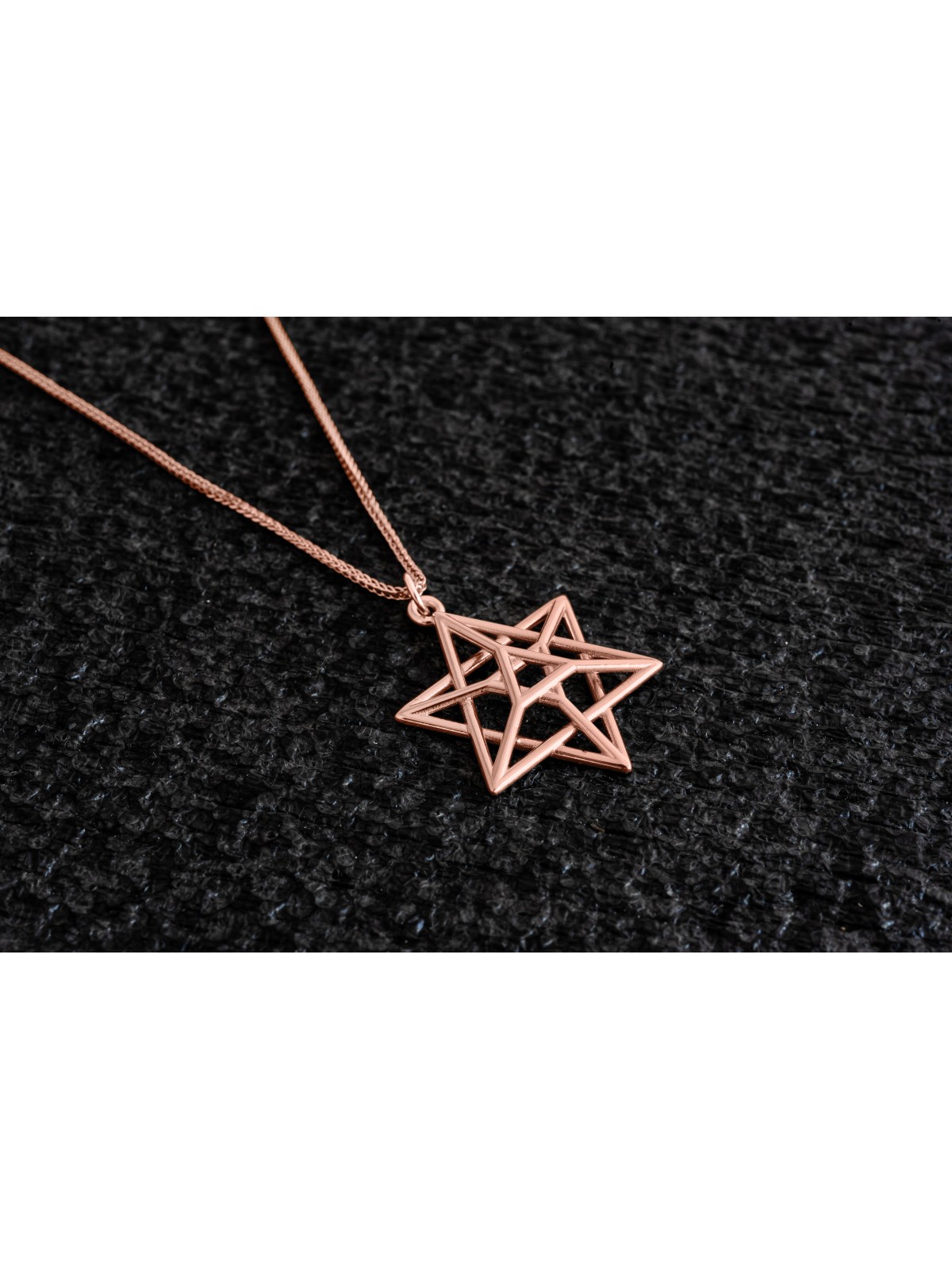 Collier double étoile de David 3D en or, cadeaux de mariage juif, israélien