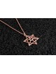 Collier double étoile de David 3D en or, cadeaux de mariage juif, israélien
