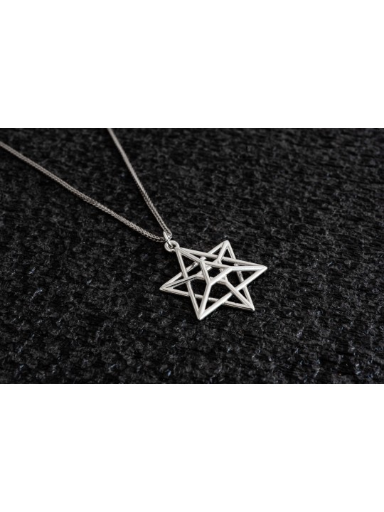 Collier double étoile de David 3D en or, cadeaux de mariage juif, israélien