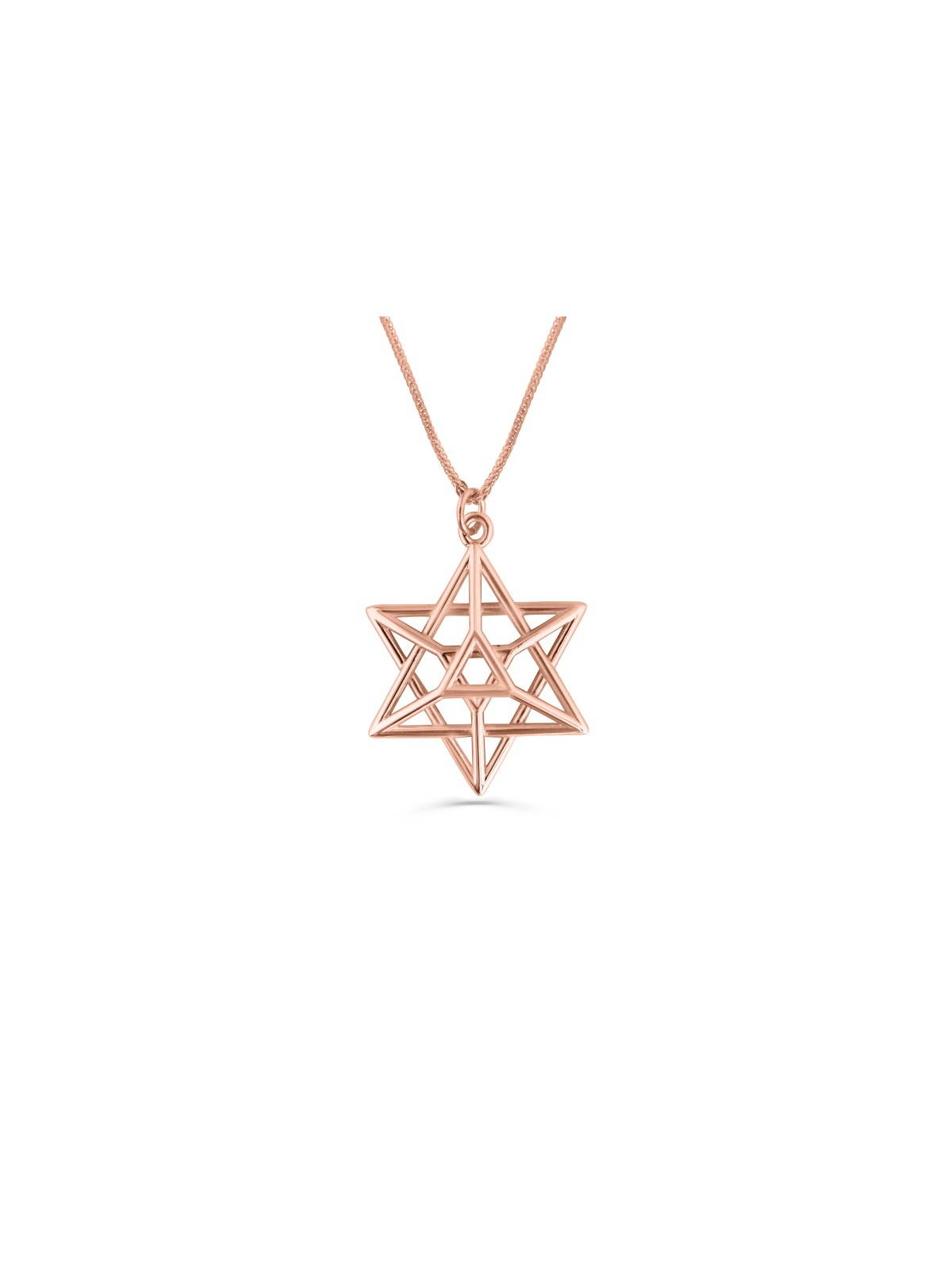 Collier double étoile de David 3D en or, cadeaux de mariage juif, israélien