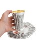 Ancient Style Sterling Silver Kiddush Set , Passover Gifts , Israeli J