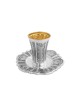 Ensemble de Kiddouch en argent sterling de style ancien, cadeaux de Pâque, J israélien