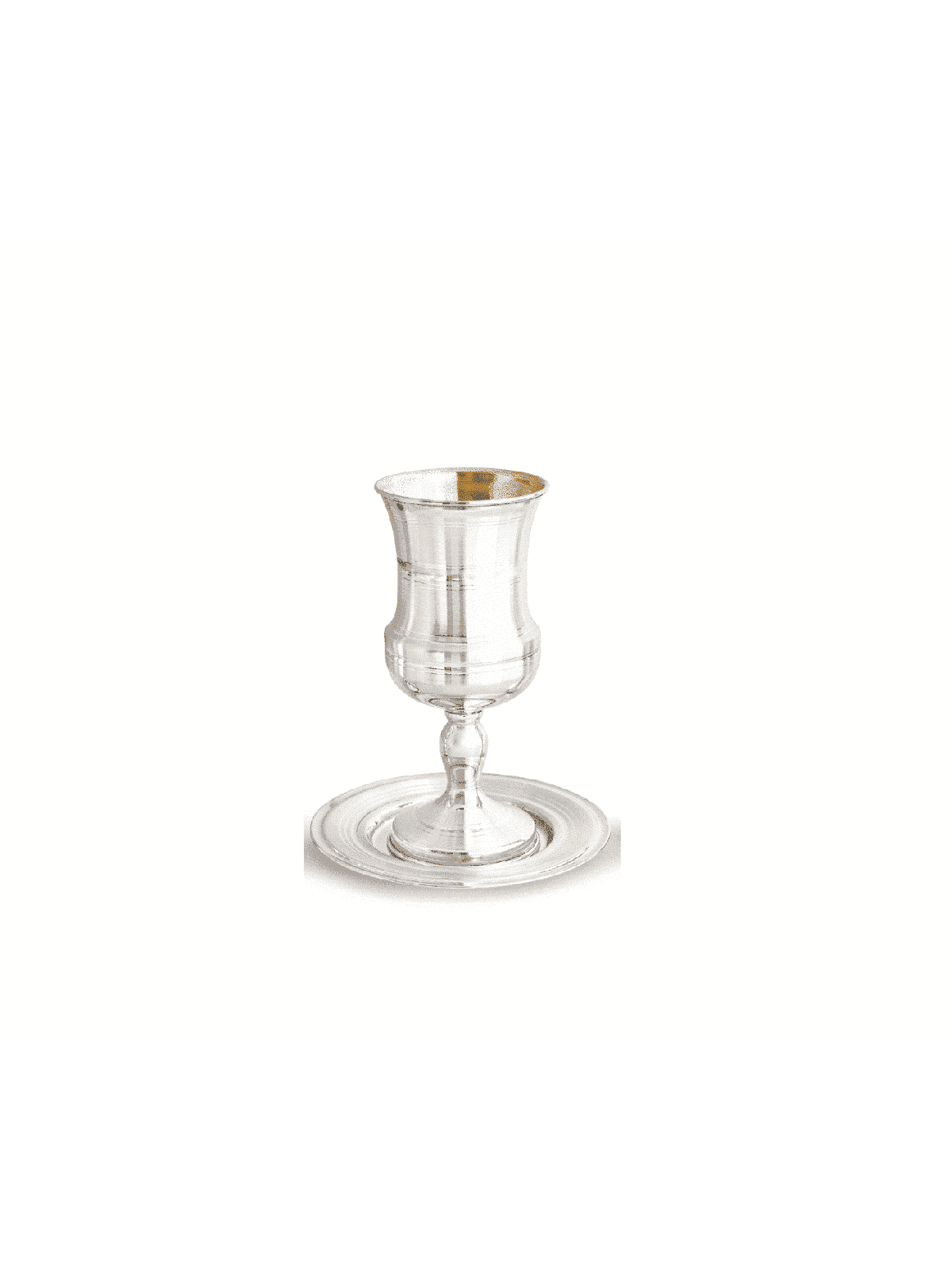 Coupe de Kiddouch en argent avec tige, cadeaux de Pâque, Judaica israélienne
