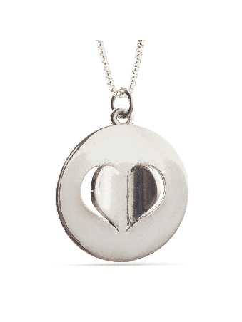 Collier romantique de coeur de lettre d'amour d'or blanc, cadeaux de mariage juifs