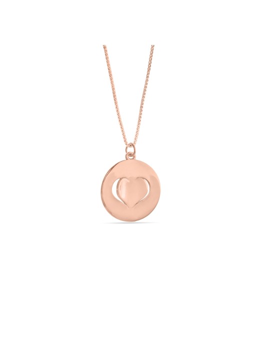 Collier romantique de coeur de lettre d'amour d'or blanc, cadeaux de mariage juifs