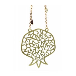 Shraga Landesman Brass Wall Hanging Pomegranate... | House Decorations