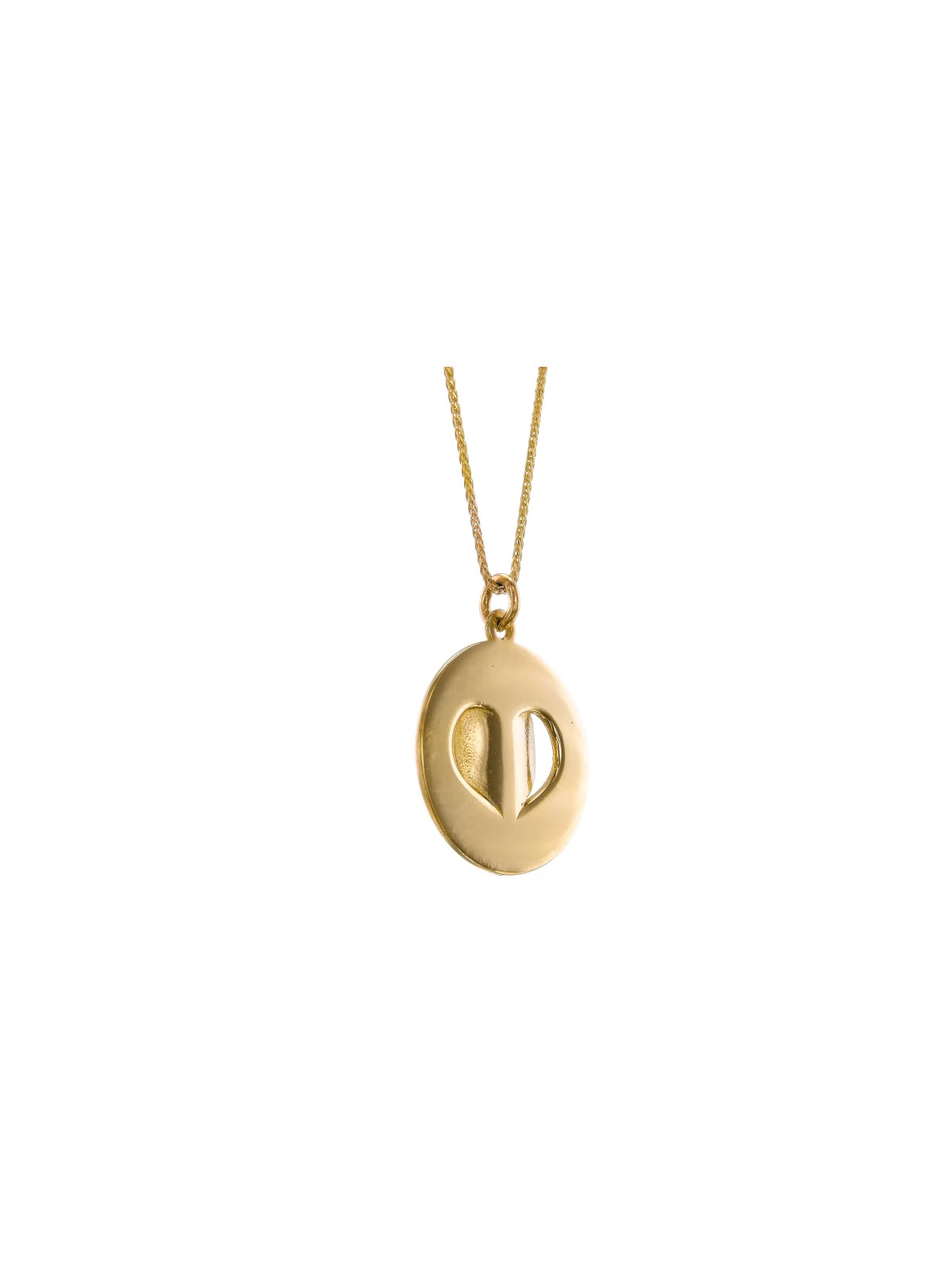 Collier romantique de coeur de lettre d'amour d'or blanc, cadeaux de mariage juifs