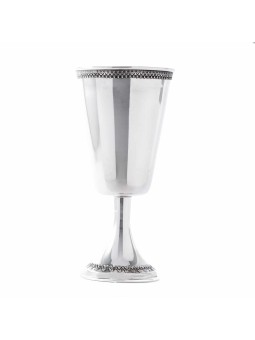 Coupe de Kiddouch traditionnelle en argent sterling, cadeaux de Pâque, Jud israélien