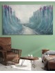 Superbe division bleue et violette de la mer Rouge, peintures de l'Exode