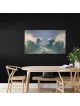 Unique Exodus Artwork with the Israelites Crossing , Jewish Abstract A