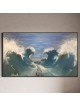 Unique Exodus Artwork with the Israelites Crossing , Jewish Abstract A