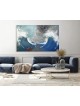 Elegant Moses Parting The Red Sea Painting In Eleg , Jewish Abstract A