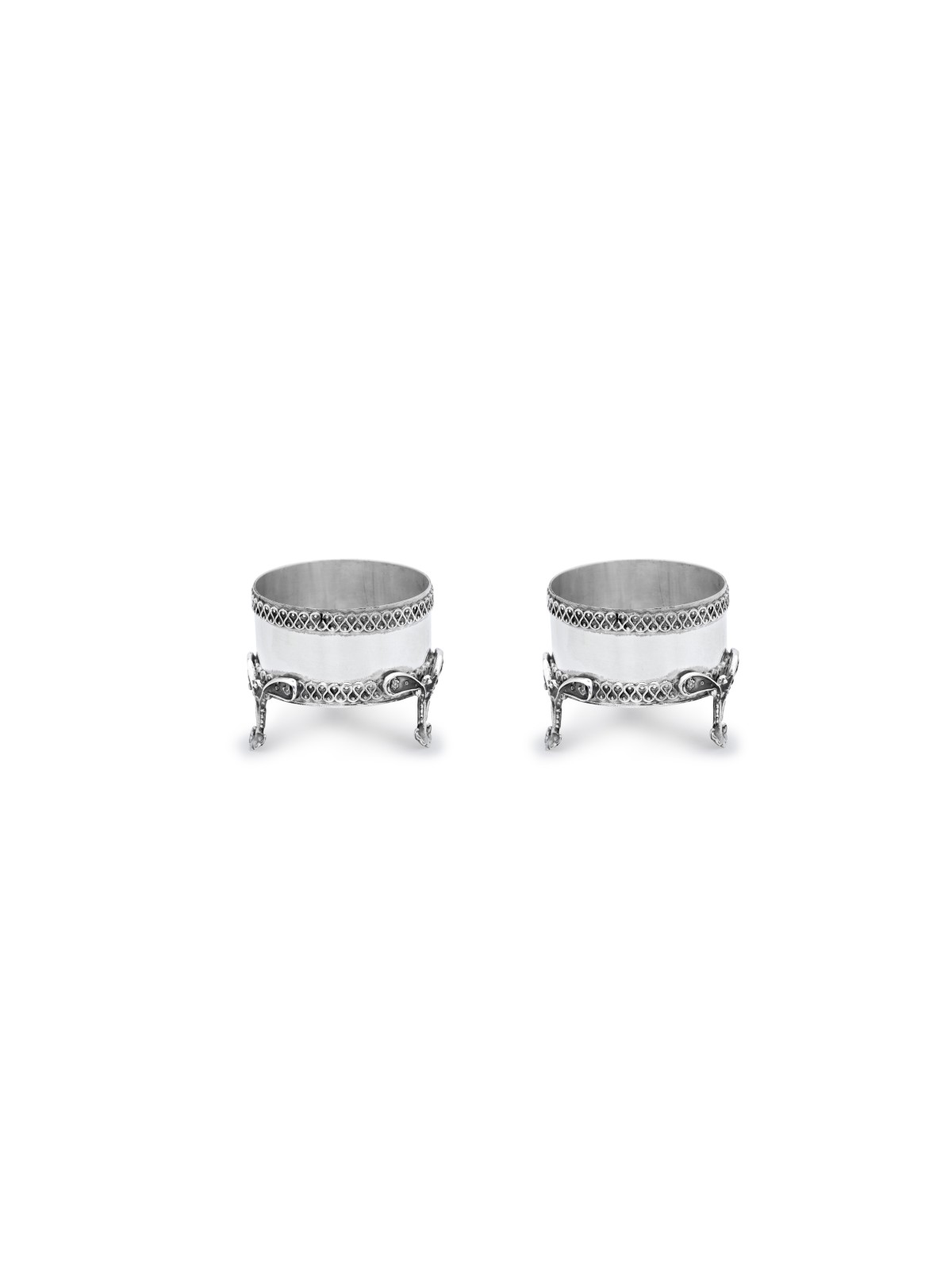 Tiny Decorated Tea Light Candle Holders For Shabba , Passover Gifts ,