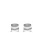 De minuscules bougeoirs décorés de bougies chauffe-plat pour Shabba, cadeaux de Pâque,