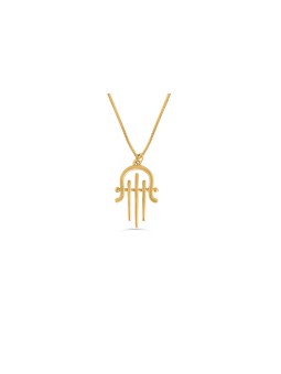 Collier de main porte-bonheur en or inspiré de la harpe, cadeaux de mariage juifs, Israël
