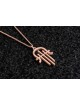 Collier de main porte-bonheur en or inspiré de la harpe, cadeaux de mariage juifs, Israël