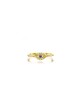 Bague en diamant mauvais œil en or jaune 14 carats, cadeaux Tu B'Av, judaïque israélien