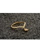 Diamants et or 14 carats Bague étoile de David forme V d , Tu B'Av Gifts , I