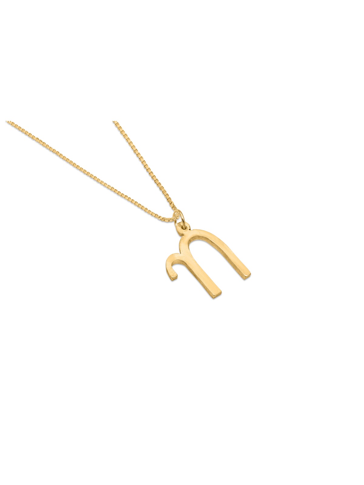 Collier en or Chai de forme ronde, cadeaux Tu B'Av, Judaica israélien