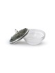 Silver and Glass Filigree Honey Dish with Eilat St , Tu B'Av Gifts , I