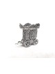 Small Glorious Chariot Silver Candle Holder for Ha , Tu B'Av Gifts , I